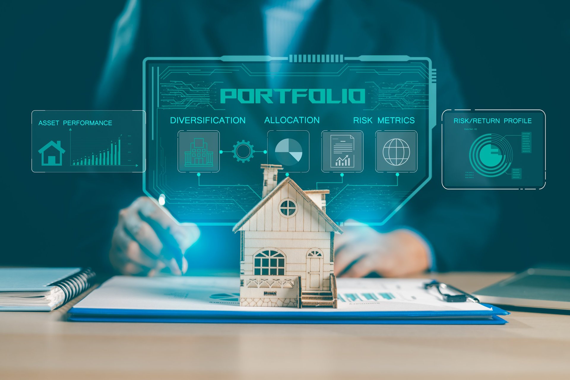 Real estate investment portfolio dashboard
